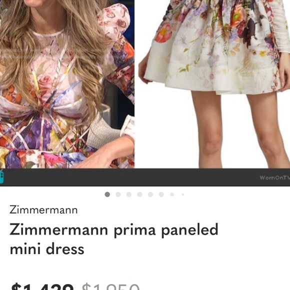 Zimmermann Multicolor Floral Long Sleeve Dress - Picture 13 of 13